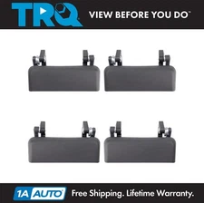 TRQ Black Outside Outer Exterior Door Handle Set of 4 Kit for Ford Explorer