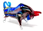 RARE! Very Unusual Murano Art Glass Bull Prosperity Limited Collection Superb