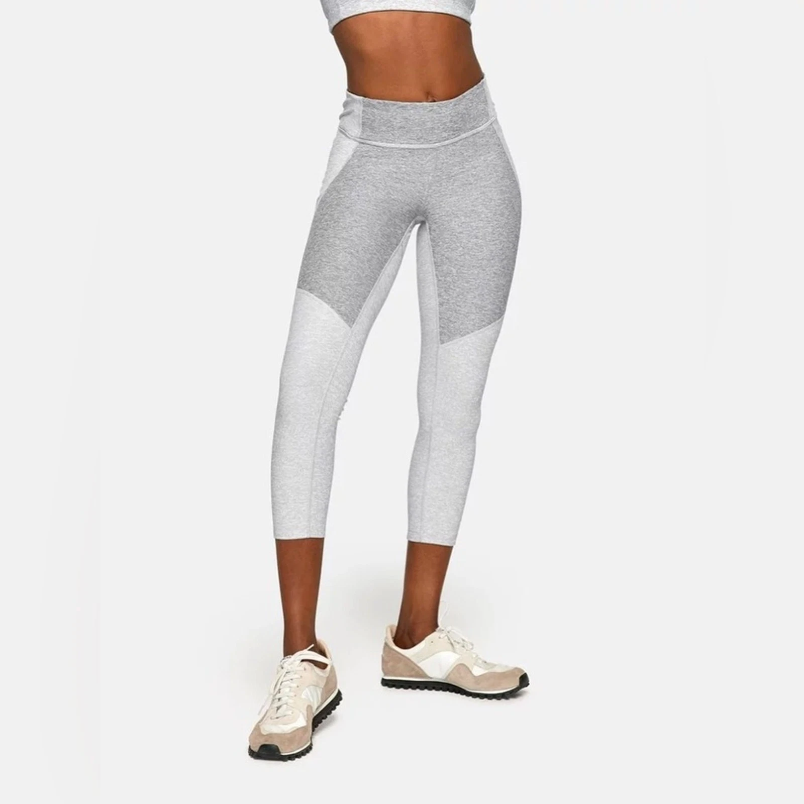 Outdoor Voices Two-Tone 3/4 Leggings Capri Pants Size Extra Large XL