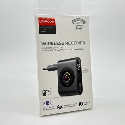 JOYROOM 2024 Aux Adapter, KFZ Bluetooth 5.3Hi-Fi Stereo Audio für Freisprecheinr