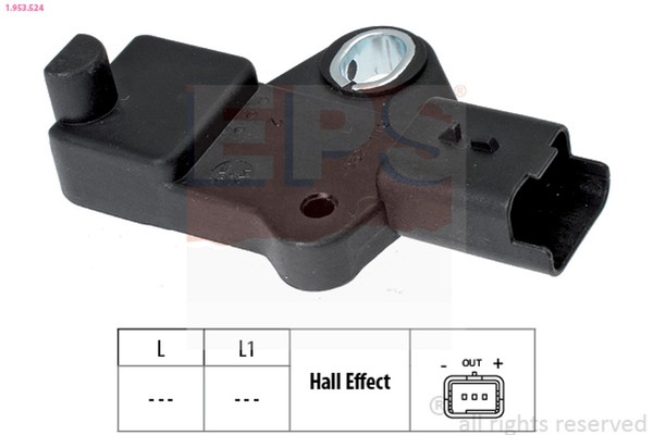 Kurbelwellensensor Impulsgeber EPS 1.953.524 FüR V70 WA6 C4 Ford Volvo Scudo V50-image