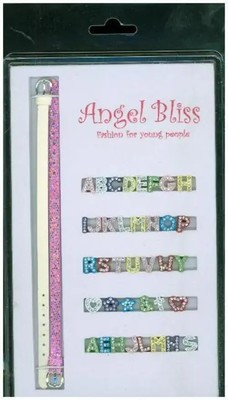 Angel Bliss mit 37 Buchstaben, Symbole + 2 Armbändern | Sortiert | In Blister