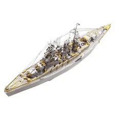 3D Metal Puzzle Battleship Model Building Kits Boat Teens Brain Teaser Gift