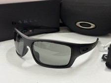 Oakley Turbine POLARIZED Sunglasses OO9263 Matte Black W/ PRIZM Grey Lens