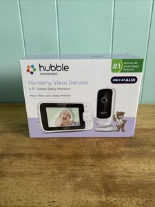 Hubble Connected Nursery View Deluxe 4.3" Video Baby Monitor HCNVDLX 🔥🔥