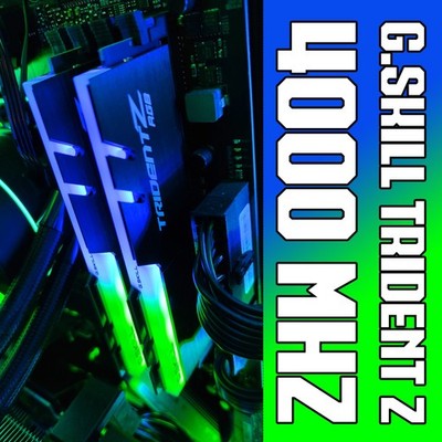 G.SKILL Trident Z RGB 16GB (2x8GB) 4000Mhz DDR4 RAM CL18 (F4-4000C18D-16GTZRB)