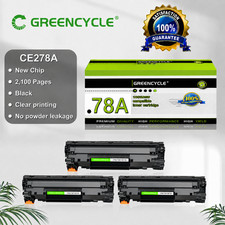 Black CE278A 78A Toner Cartridge 3 Pack Fits HP P1566 P1606 P1606dn M1536dnf MFP