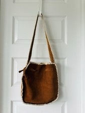 Vintage Hand Crafted Leather Purse Hobo Bag