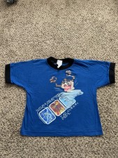 Vintage Tasmanian Devil Youth Ringer T Shirt Size 7