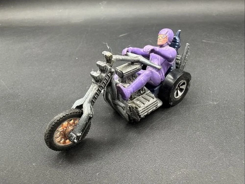 1972 Hot Wheels Original Redline Ara RRRumblers TORQUE CHOP Blue Bike Purple Rid