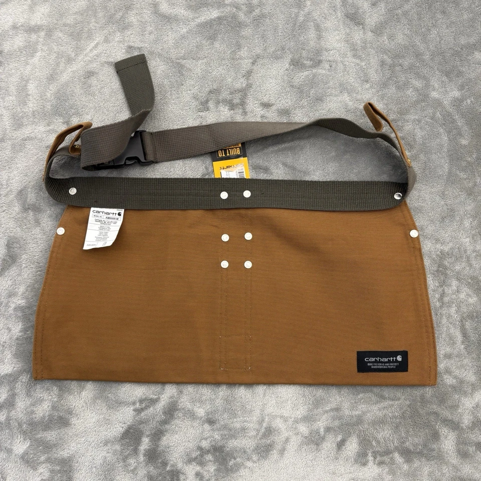 Carhartt Half Apron L-XL Brown Firm Duck Half Tool Belt Pouch AM0009-M A09 BRN - Image 2 of 4