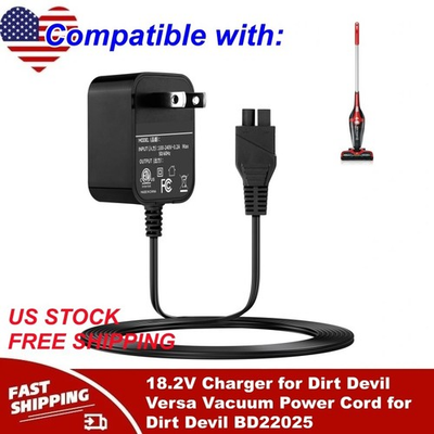 #ad 18.2V Charger for Dirt Devil Versa Vacuum Power Cord for Dirt Devil BD22025 $11.58
