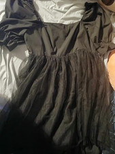 Shein curve black dress