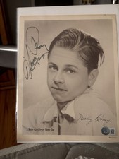 MICKEY ROONEY Signed 8X10 Photo Autographed Beckett Authentic