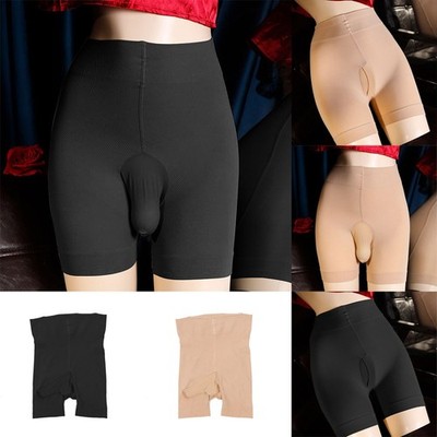 Praktisch Unterwäsche Boxer-Shorts Glänzende Strümpfe JJ Tyhose Sexy Stil