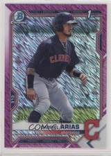 2021 Bowman Chrome Prospects Fuchsia Shimmer Refractor 126/199 Gabriel Arias s3g