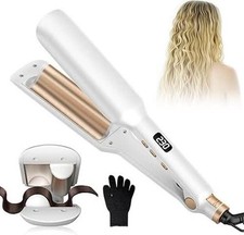UKLISS Welleneisen für Haare Beach Waves Lockenstab geeignet für Anfänger