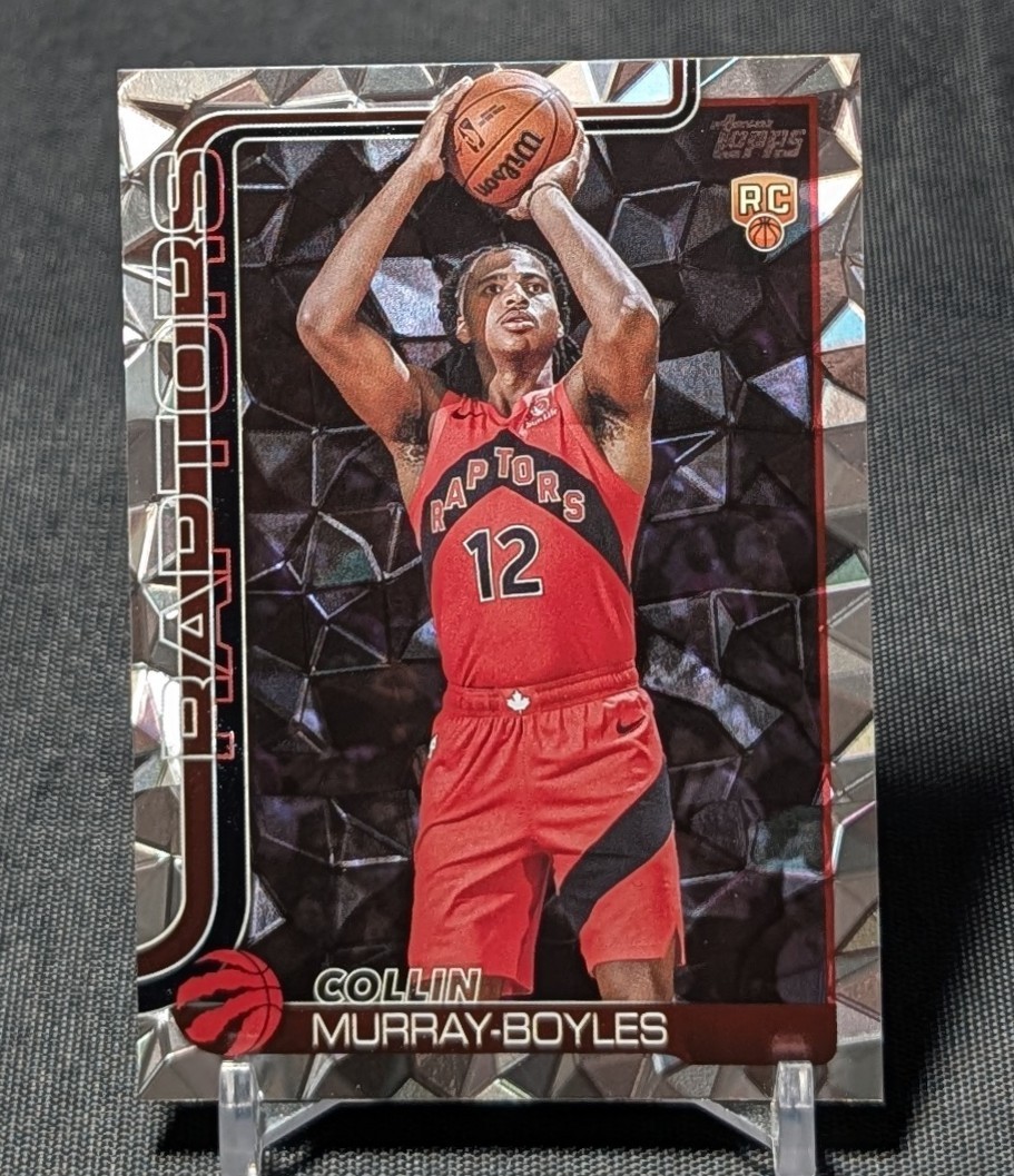 Collin Murray-Boyles Diamante Foil Rookie RC 2025/26 Topps NBA Card #209 Raptors