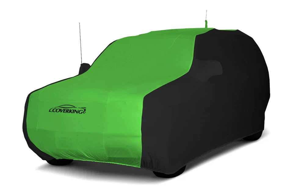 For Dodge Ramcharger 75-93 Car Cover Satin Stretch Indoor Synergy Green Custom Foto 3 de 4