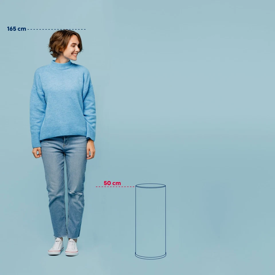 Porte-parapluies en Acier Inoxydable Mat, Porte-parapluies avec bac de récupé... - Photo 4/4