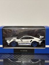 Spark 1:43 Porsche 911 GT3 RS (992) Taipei Edition White w/ Blue Accents