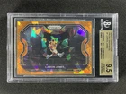 2020-21 Panini Prizm Lebron James #1 Orange Cracked Ice Prizm BGS 9.5 Mint