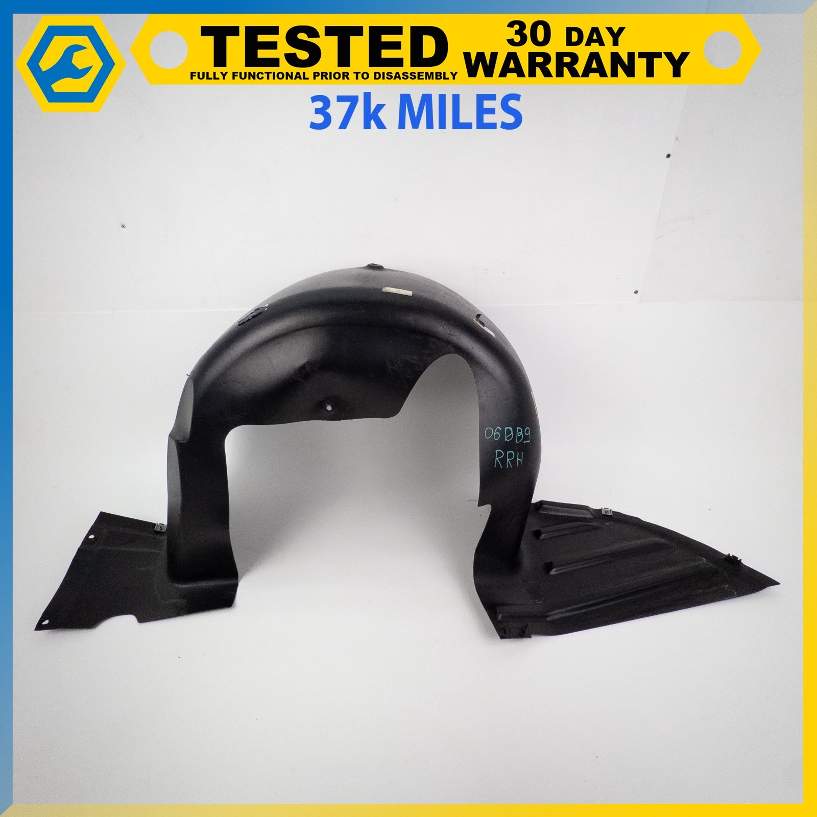 05-12 ASTON MARTIN DB9 DBS REAR RIGHT SIDE FENDER LINER SPLASH SHIELD OEM