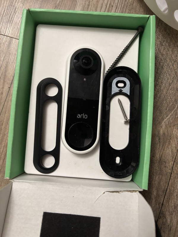 Arlo Video Doorbell White/Black