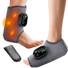 Cordless Foot Ankle Massager Pain Relief with 6 Heat Levels, 3 Vibration Modes