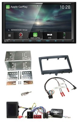 Kenwood Bluetooth USB 2DIN Lenkrad TMC DAB Navigation für Porsche Boxster 911 Ca