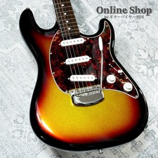 Music MAN 2023 Cutlass Ht Sss Trem flame Neck Showtime Sunburst Used Electric