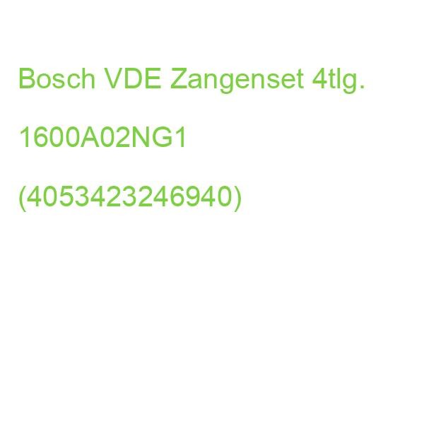 Bosch Vde Zangenset 4Tlg. 1600A02NG1 (4053423246940)-image