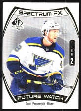 2021-22 SP Authentic #S-81 Scott Perunovich Spectrum FX