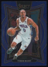 2024-25 Panini Select Blue Tyrese Maxey Concourse Philadelphia 76ers #20