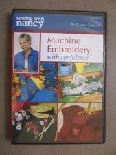 Sewing with Nancy Zieman Machine Embroidery with Confidence DVD Teaching Video