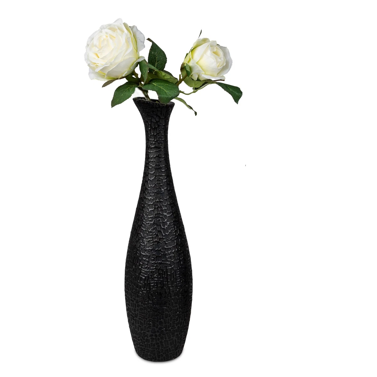 Vasi decorativi nuovo vaso blu cinese stretto ovale vaso in ceramica decorazione classica casa desktop vaso di fiori secchi decorazione vasi per centrotavola (taglia : grigio