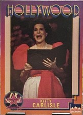 🎬🎶Kitty Carlisle 1991 Starline Hollywood Autographed Card #155🎵