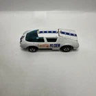 Vintage Hot Wheels Redline 1971 White Enamel Pit Crew Car - FAST SHIPPING