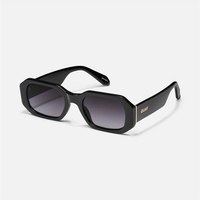 Quay HYPED UP Sunglasses Black Frame