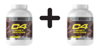 2 x Cellucor C4 Whey Protein, Hershey's Milk Chocolate - 1610g (46,58 EUR/kg)