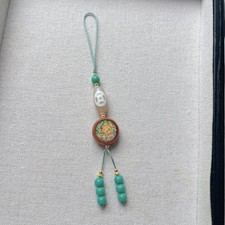 Beautiful Natural Tibetan Pendant Fengshui Phone Charm  Bag Charm
