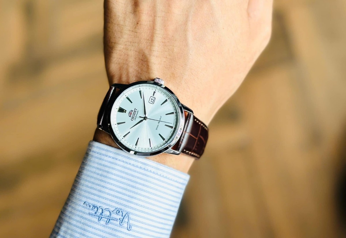 Orient RA-AC0F07S30B Symphony III Analog Brown Leather Automatic