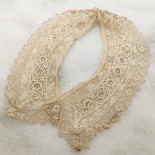 Antique Edwardian Lace Round Collar