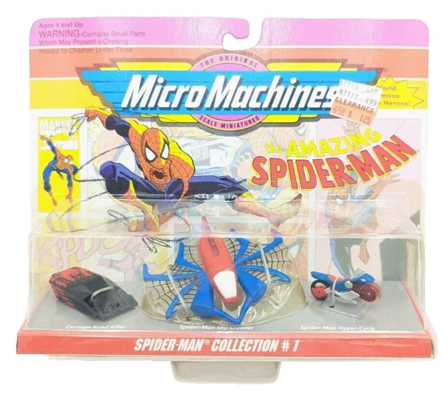 Micro Machines Spider-Man Contemporary Manufacture Diecast Cars, Trucks & Vans