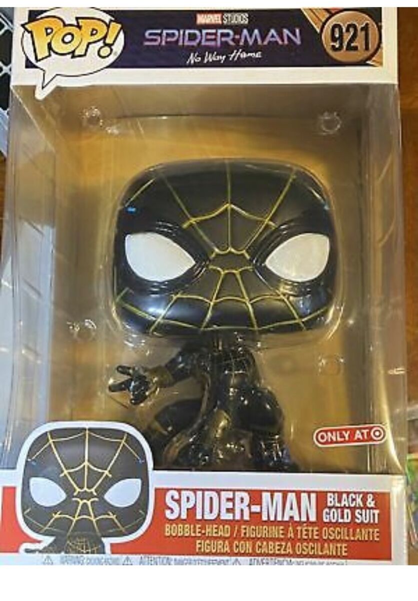 Funko POP 921 Jumbo Spider-man No Way Home Black And Gold Funko POP 921 Jumbo Spider-man No Way Home Black And Gold