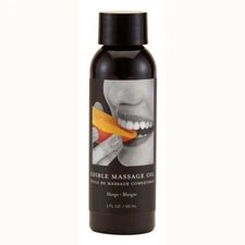 Earthly Body Flavored Edible Massage Oil Mango - 2oz
