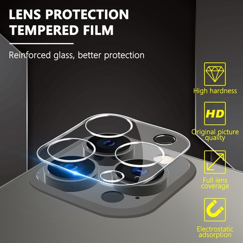 For iPhone 11/12/13/Pro/Max Tempered Glass Screen Protector Camera Lens Cover - Picture 36 of 60
