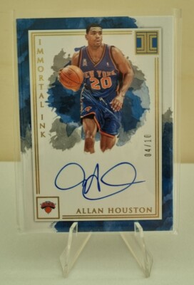 2019-20 Panini Impeccable Immortal Ink Holo Gold #36 Allan Houston 04/10
