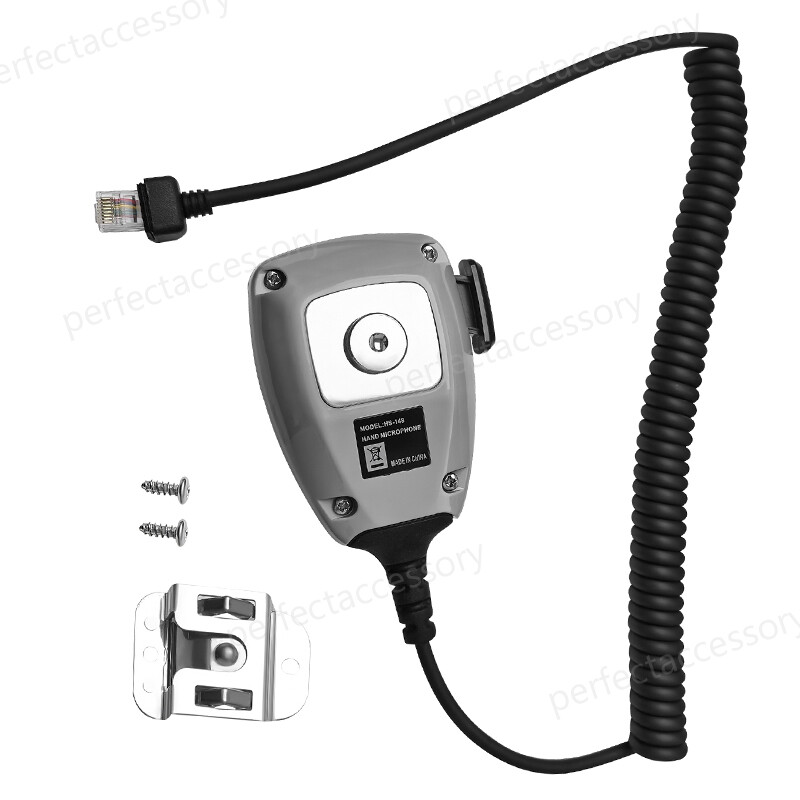 Icom Heavy Duty Mic 6 Pin PTT Microphone for ICOM Mobile Radio F6011 F5011 F1721 F221 F121 as HM