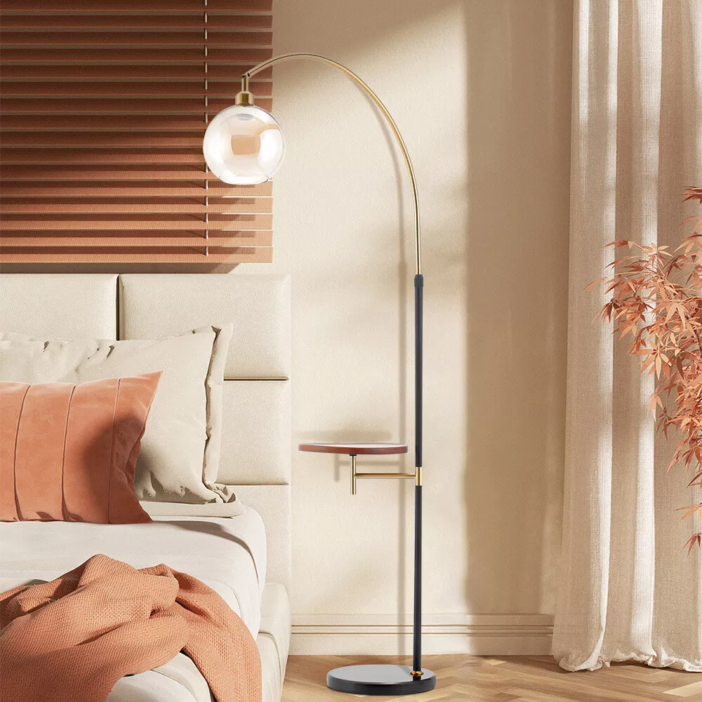 Chic LED Floor Lamp Tall Standing Lamp for Living Room Bedroom Office Reading UK